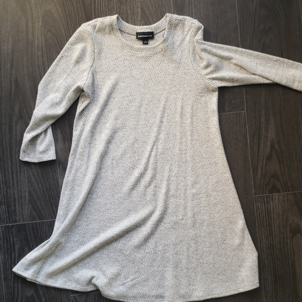 Fortune+Ivy Grey dress